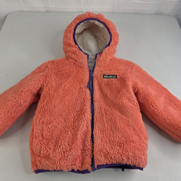 Eddie Bauer Reversible 3T Deer Harbor Insulated Hooded Jacket 3293-CM - Picture 5 of 11